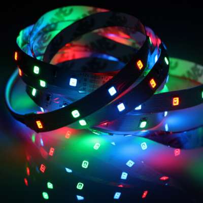 5M 300LEDs 12V Kitchen Lights Waterproof RGB LED Light Brightness LED Ribbon Tape Under Cabinet Cupboard Decoration Lights