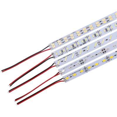 12V Hard LED strip aluminum bar light SMD  4014 led strip light 50cm 72leds Cold white ,Warm White